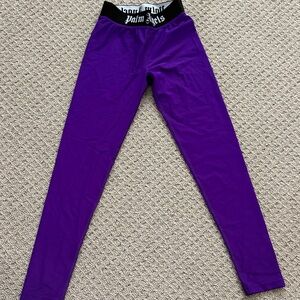 Palm Angels Purple Leggings